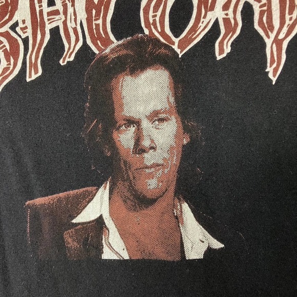 BACON Scateboards Kevin Bacon Women's Cut Fitted Size S Crewneck Graphic T-Shirt - Picture 3 of 16